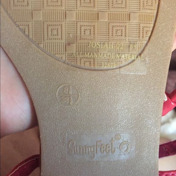 Brand new red sandals/ flats - Picture 3 of 3